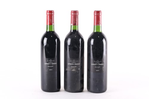 Lot 290 - Three bottles of 1989 Chateau Lynch Bages...