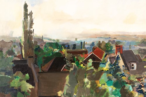 Lot 41 - Ben Levene RA (1938-2010), 'Mood Landscape',...
