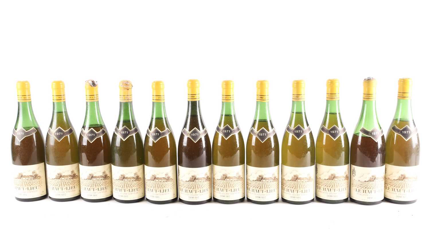 Lot 272 - Twelve bottles of 1971 Vouvray Le Haut Lieu,...