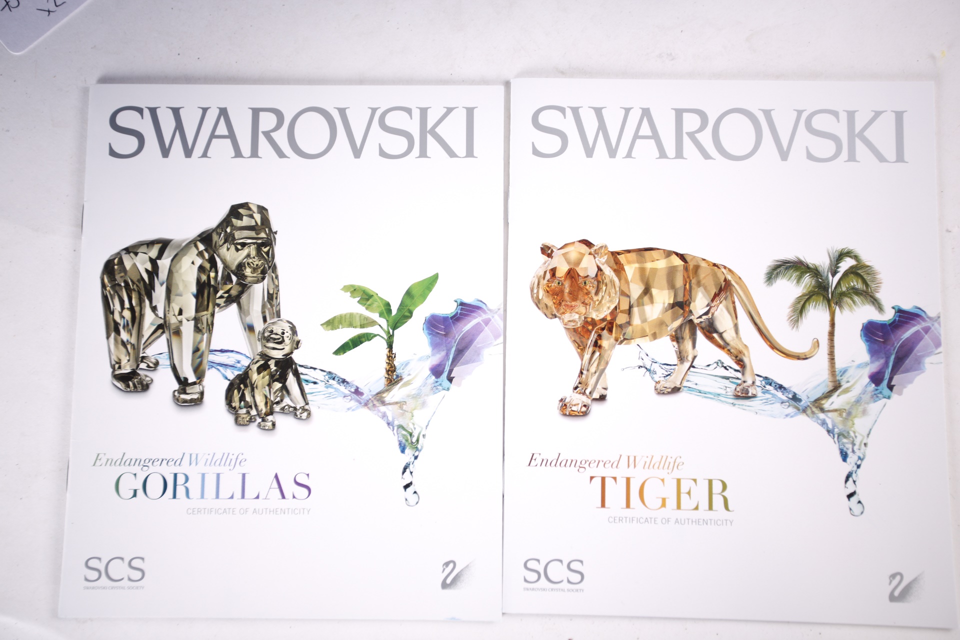 Lot 365 - Two boxed Swarovski 'Endangered Wildlife'