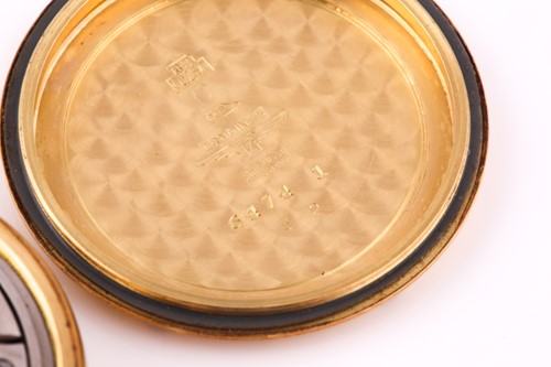 Lot 739 - A gentleman's 18k yellow gold Longines Flyback...