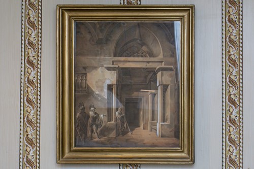 Lot 124 - A pair of 18th-century architectural studies...