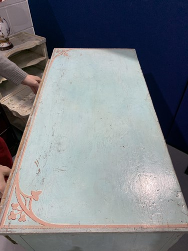 Lot 14 - A 19th century painted and simulated pine...