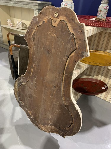 Lot 22 - A French early 19th century carved wood and...