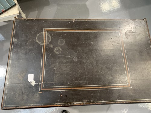 Lot 25 - An early 19th century British ebonised and...