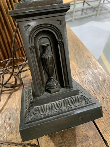Lot 38 - A Victorian patinated bronze architectural...
