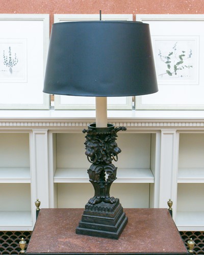 Lot 58 - A 19th century style composition table lamp of...