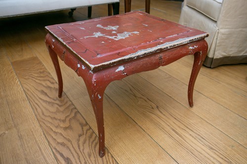 Lot 76 - A 19th century Chinese engraved rouge lacquer...