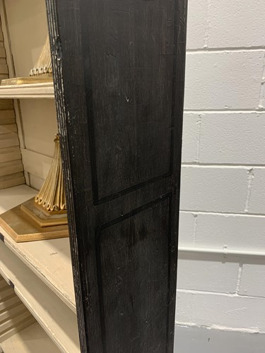 Lot 8 - A pair of estate style ebonised and distressed...