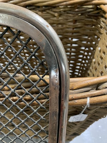 Lot 92 - A Russian 'Thula' style brushed steel and mesh...