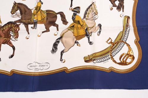 Lot 317 - Hermes. A silk scarf. Reprise, designed by...