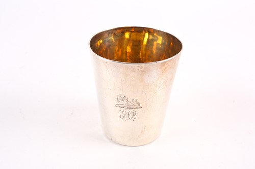 Lot 774 - A George III silver beaker, London 1794 by...