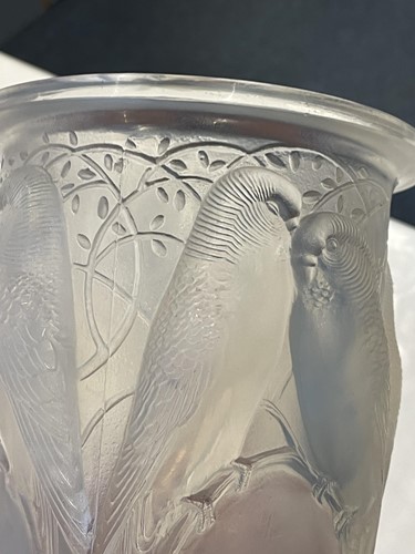 Lot 301 - A Rene Lalique 'Ceylan' opalescent glass vase,...