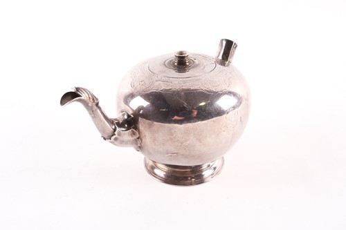 Lot 769 - An early Georgian teapot, Newcastle (possibly...