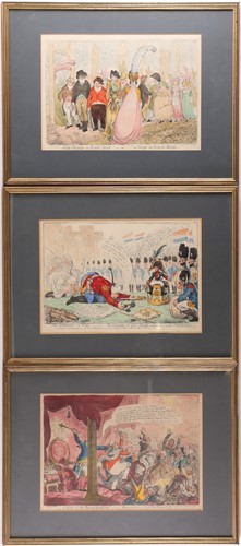 Lot 70 - After James Gillray (British, 1756-1815) a...