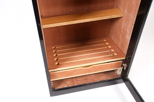 Lot 110 - A large freestanding cigar humidor / cabinet,...