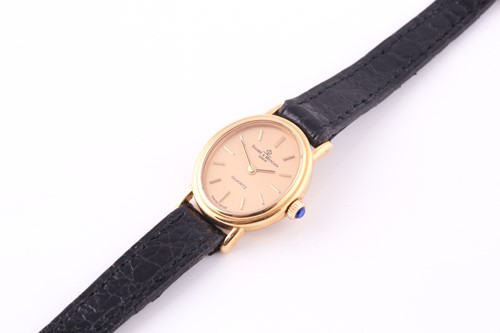 Lot 717 - A ladies Baume & Mercier 18k yellow gold...