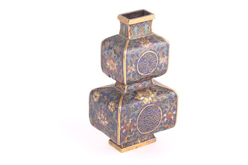 Lot 119 - A Chinese cloisonne enamel and gilt metal...