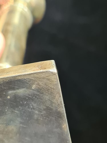 Lot 747 - A set of four sterling silver table...