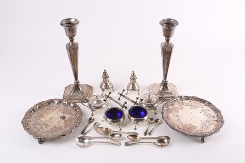 Lot 851 - A set of six silver cruets, London 1940 by...