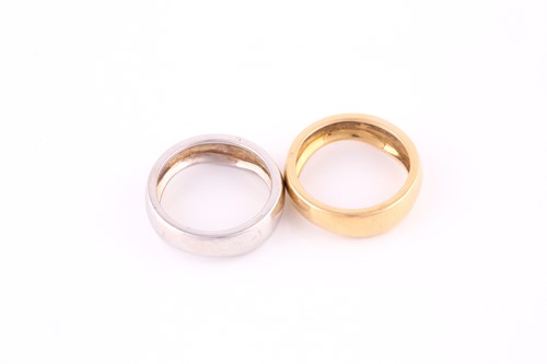 Lot 166 - A Cartier 'Love Me' set of two band rings, one...