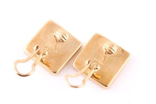 Lot 143 - A pair of Tiffany & Co. dice earrings...
