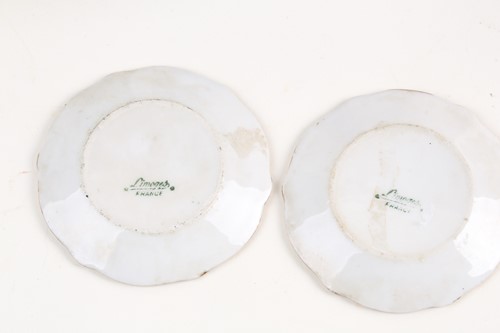 Lot 513 - A Sevres style miniature blu celeste pottery...