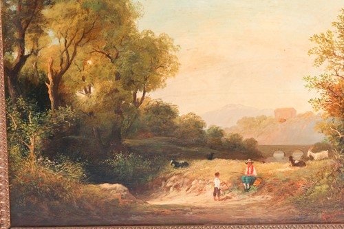 Lot 59 - Peter Negyesi (b.1920), two rural landscapes,...