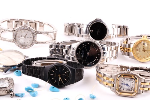 Lot 233 - A collection of modern wristwatches, including...