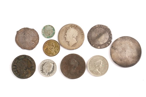 Lot 394 - An Elizabeth I shilling, mm hand, 1590-2, a...