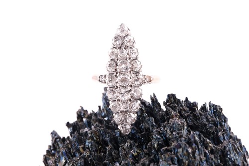 Lot 39 - An impressive diamond cocktail ring, the...