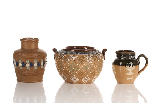 Lot 522 - A collection of Doulton Lambeth stoneware...