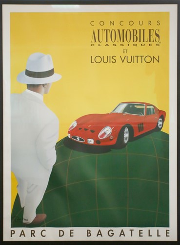 Lot 97 - A large 20th century Louis Vuitton advertising...