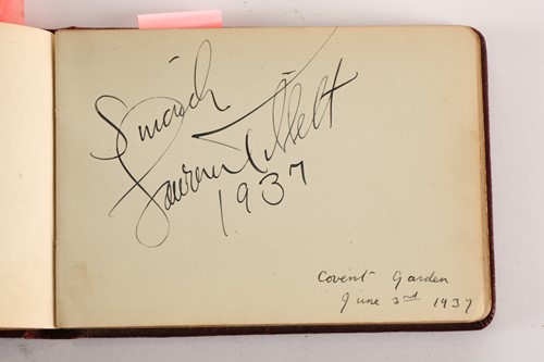 Lot 474 - Musical autographs: The autograph album of...