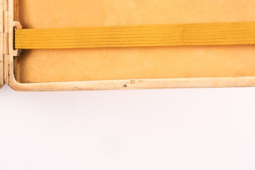 Lot 298 - An Austrian yellow precious metal rectangular...