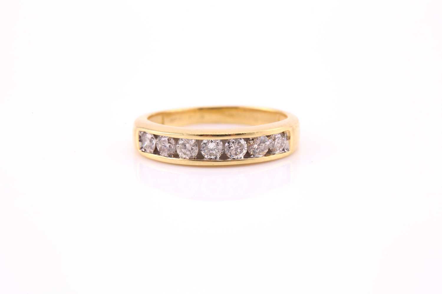 A half hoop Diamond eternity ring main image 1
