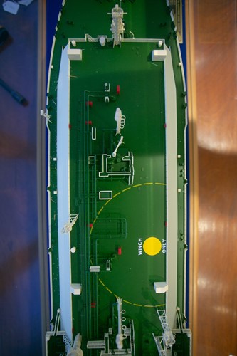 Lot 472 - A very large scale model (1/200) of a ship, a...