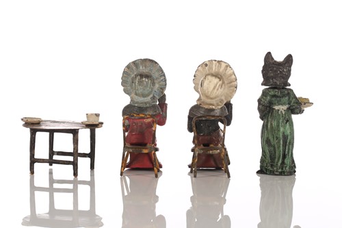 Lot 352 - Georg Heyde of Dresden a cold painted metal,...