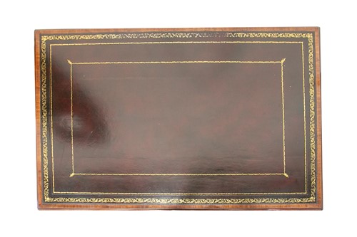 Lot 300 - A mahogany kneehole partners desk, George IV,...