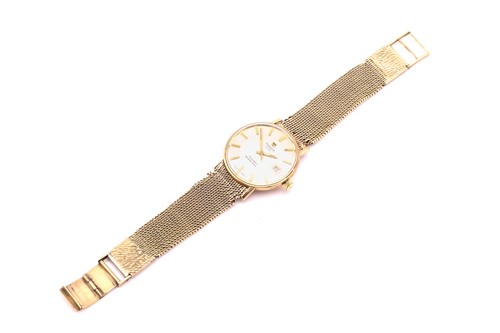 Lot 382 - A gentleman's 9 carat gold Tissot Automatic...