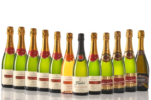 Lot 453 - Six bottles of Gauthier Champagne, together...