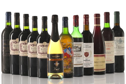 Lot 427 - Twelve bottles of assorted wine, to include...