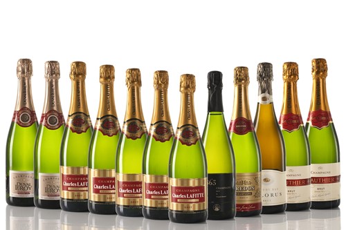 Lot 437 - Five bottles of Charles Lafite Champagne,...