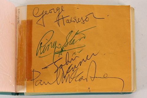 Lot 364 - The Beatles: an early 1960s autograph book,...