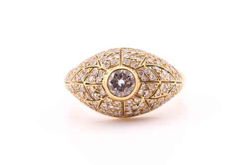 Lot 263 - An 18ct yellow gold Theo Fennell diamond set...
