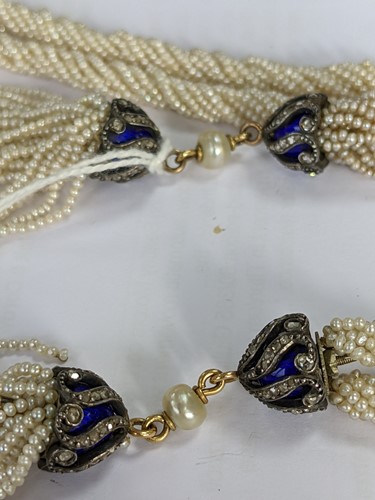 Lot 151 - A long seed pearl sautoir necklace, early...