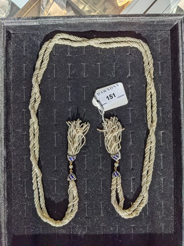 Lot 151 - A long seed pearl sautoir necklace, early...