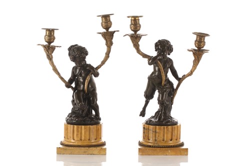 Lot 345 - After Jean-Michel Claude (Clodion) a pair of...