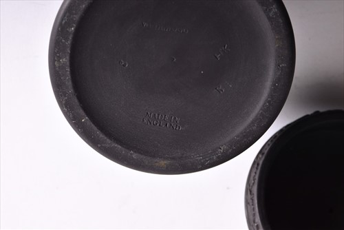 Lot 272 - A late 19th century Wedgwood black basalt...