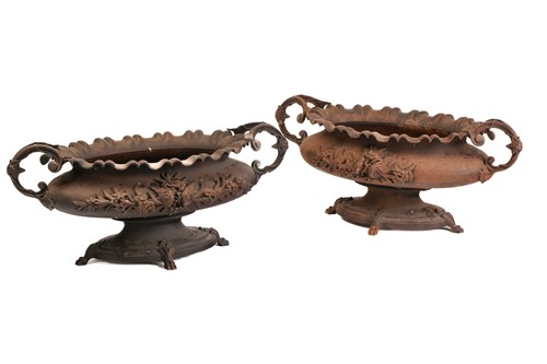 Lot 462 - A large pair of French late 19th century cast...